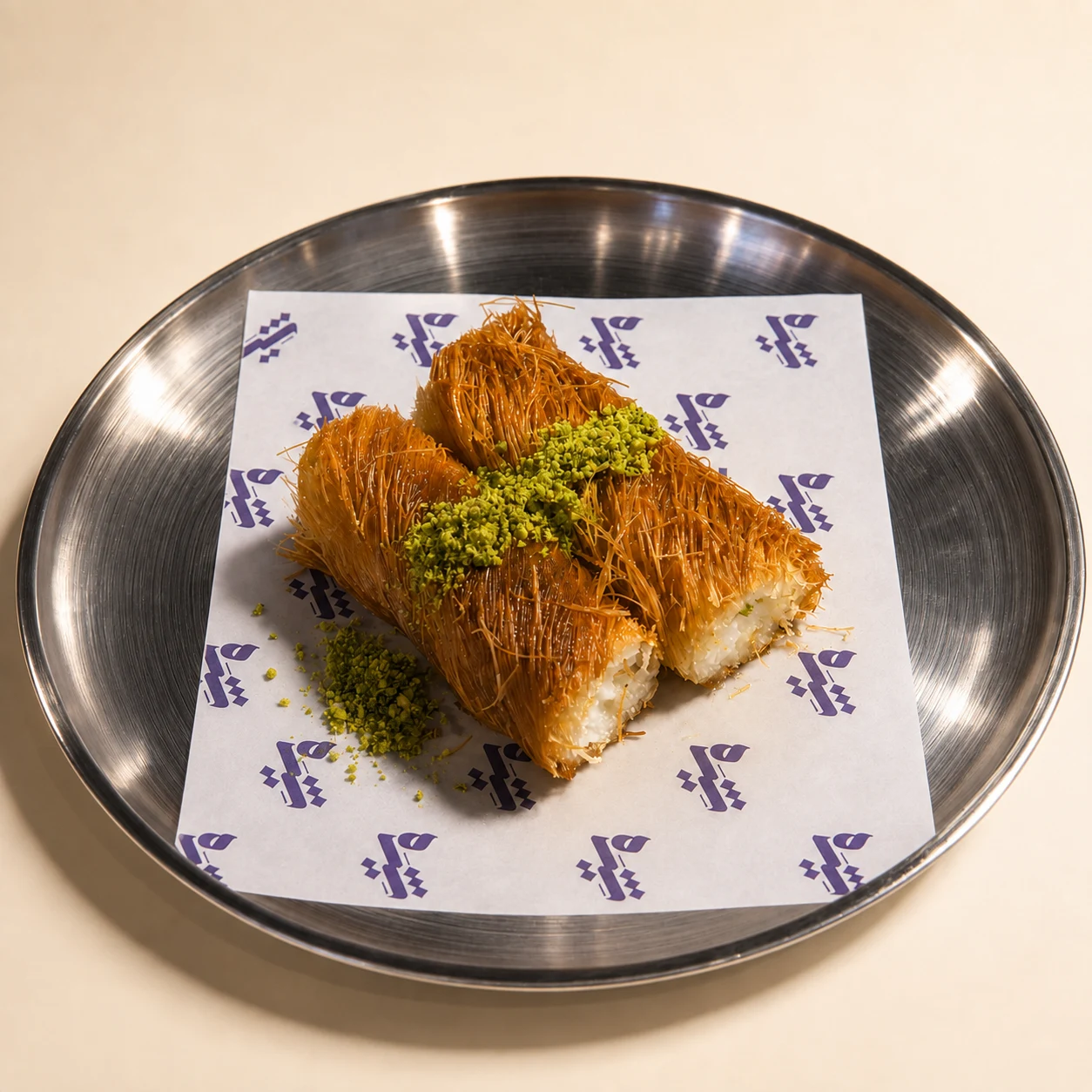 Mabroumeh with cream